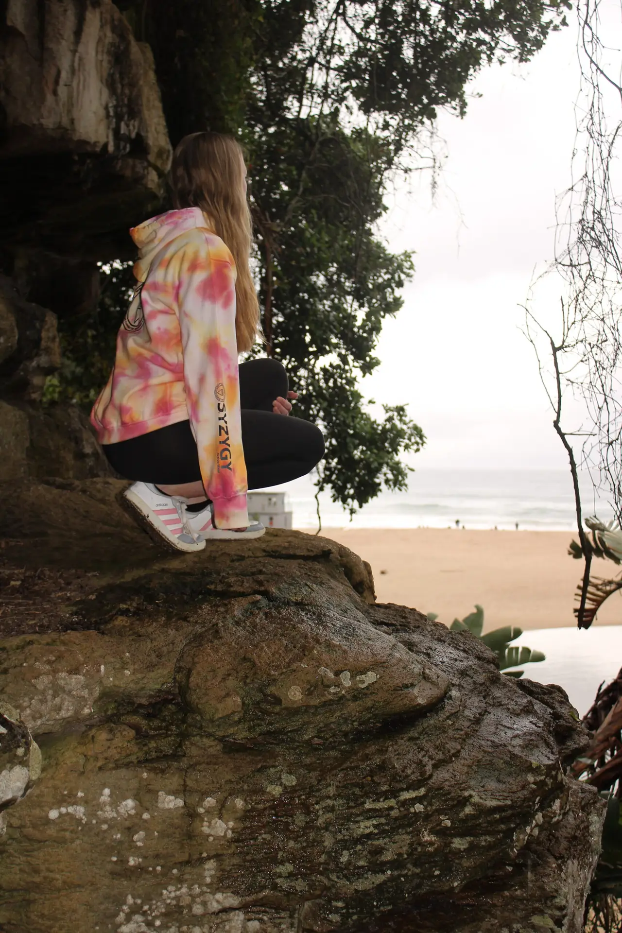 Unisex Pull Over Hoodies Tie Dye - Image 2