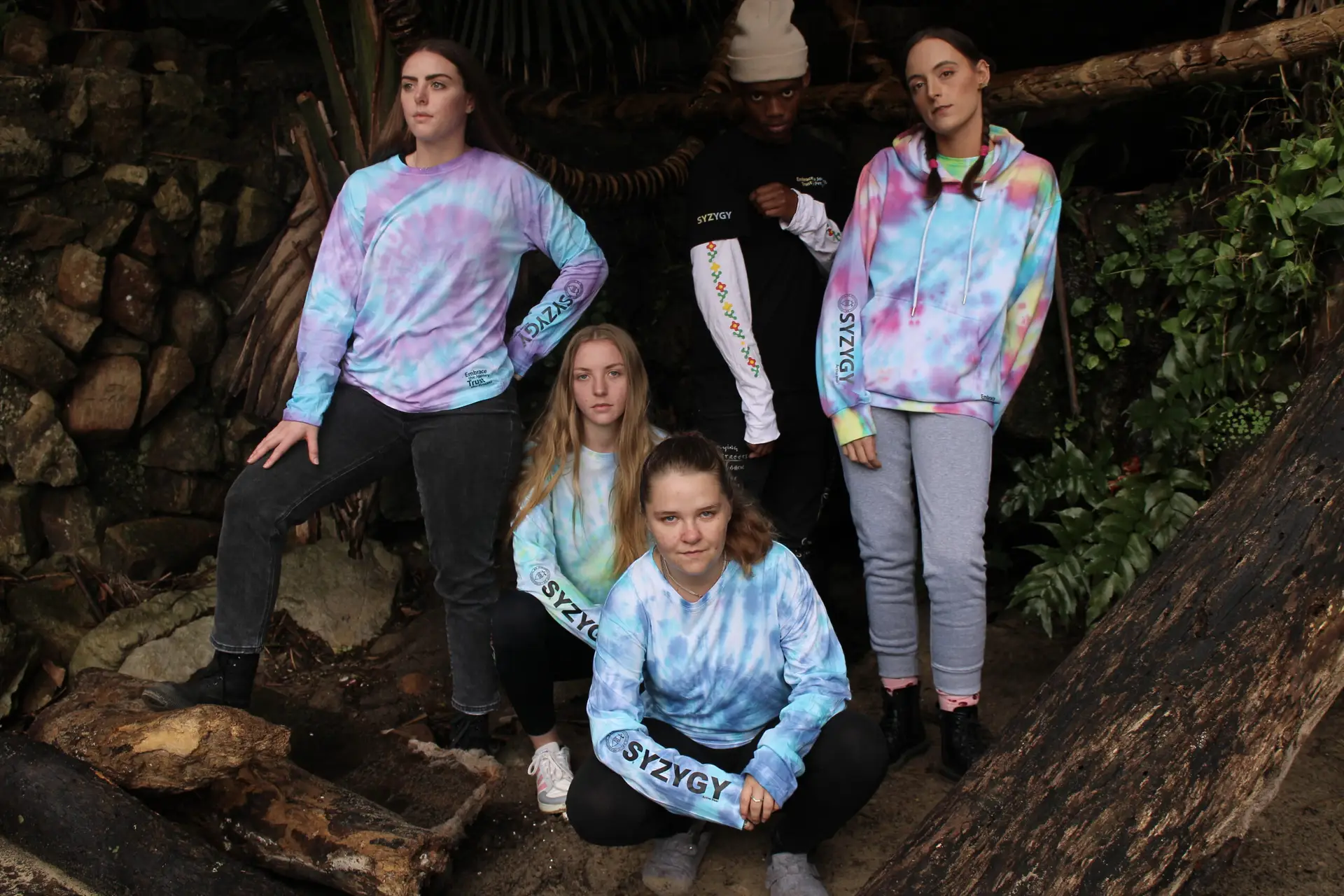 Unisex Pull Over Hoodies Tie Dye - Image 3