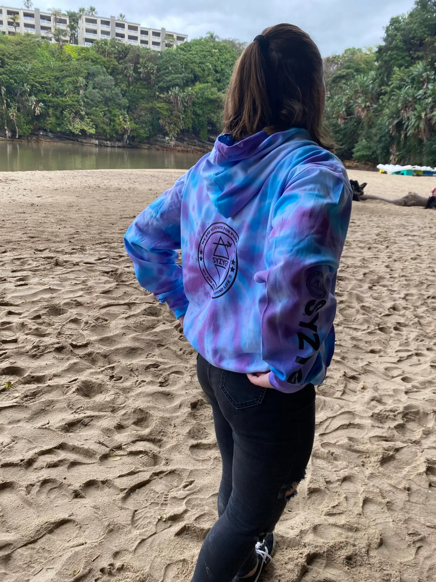 Unisex Pull Over Hoodies Tie Dye